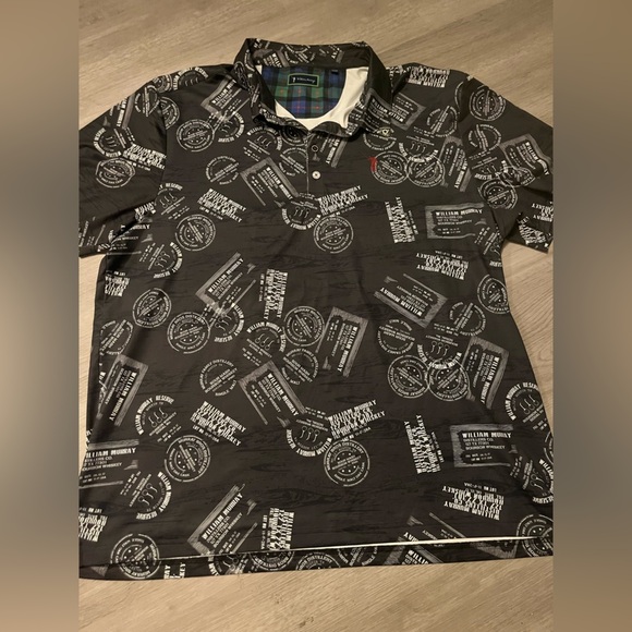 William Murray All over Print Golf Polo - Picture 2 of 8